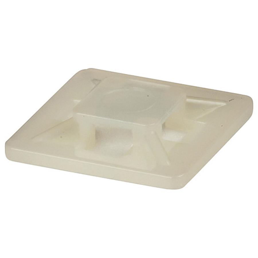 21mm Square Adhesive Tie Mounts - Pk.10 