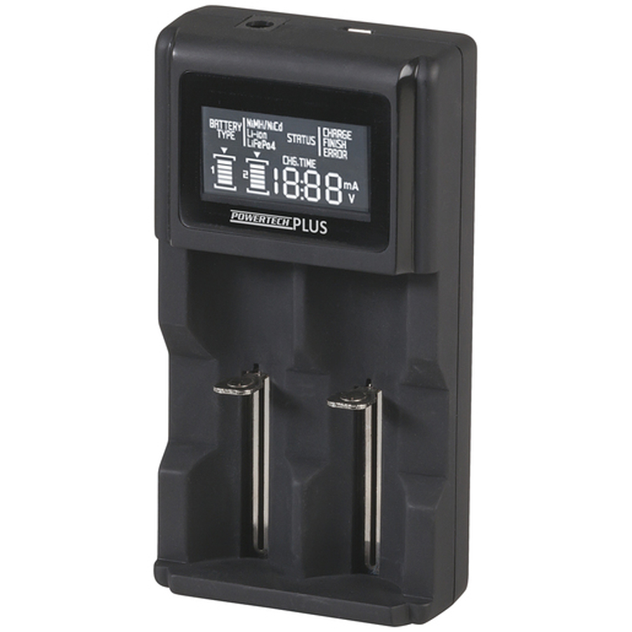 Dual-Channel Li-ion  Ni-MH Battery Charger 