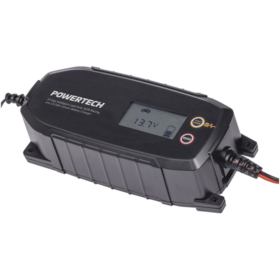 121624VDC 26A 10-Step Intelligent Lead Acid and Lithium Battery Charger 