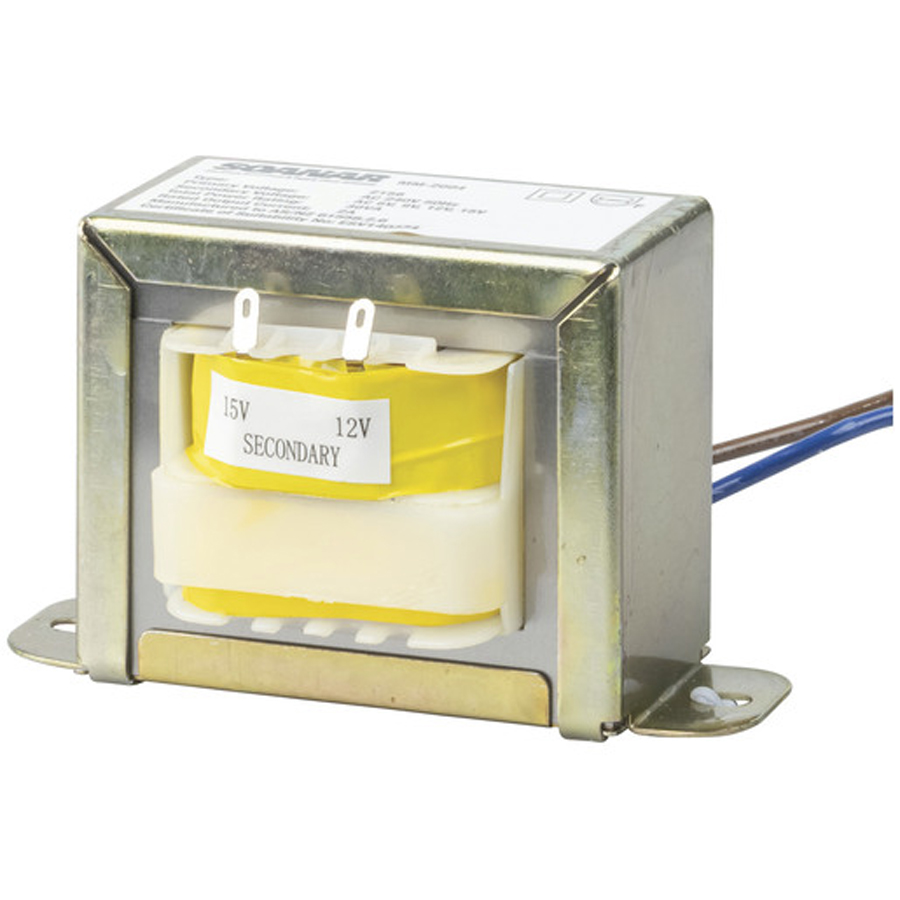 6-15V, 30VA, 2A Multi-Tapped Transformer 