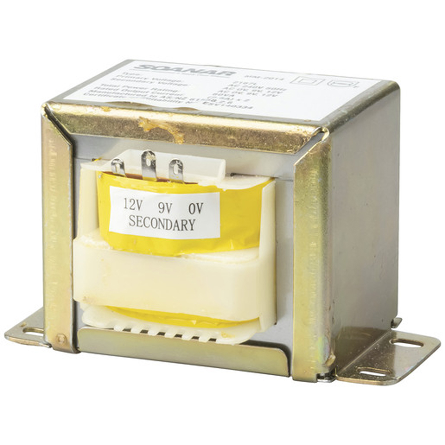 9V - 24V, 60VA, 5A Multi-Tapped Dual Output Type 2167 Transformer 
