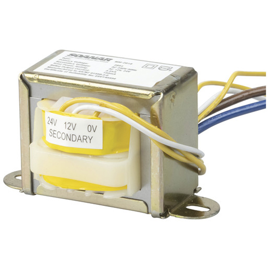 24V, 3.6VA 150mA Centre Tapped - Type 2854 Transformer 