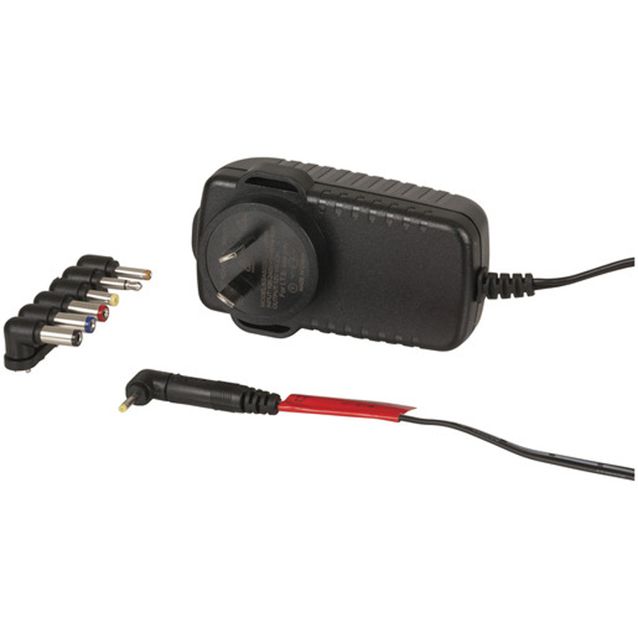 12V DC 2.5A Power Supply 7DC Plugs 