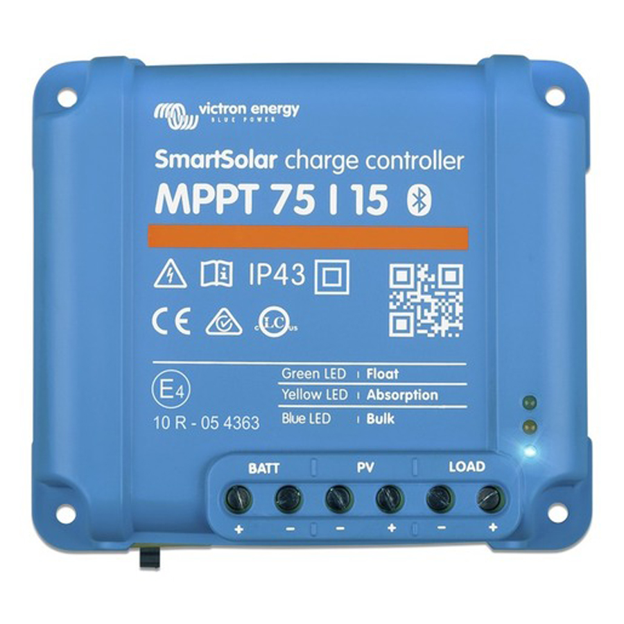 Victron SmartSolar Charge Controllers MPPT 7515 - 1224V 15Awith load output and Bluetooth 