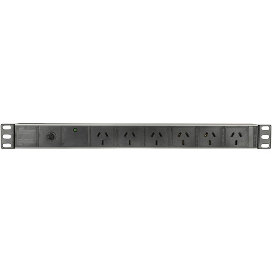 6-Way PDU with Surge &amp; Overload Protection 