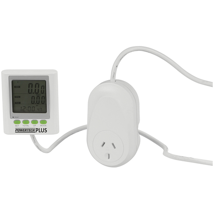 Mains Power Meter with extendable LCD Display 