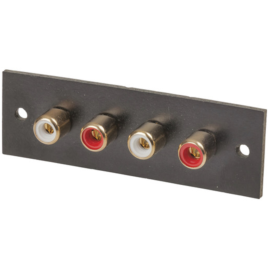 4 Way Phenolic Socket - Gold Plated 