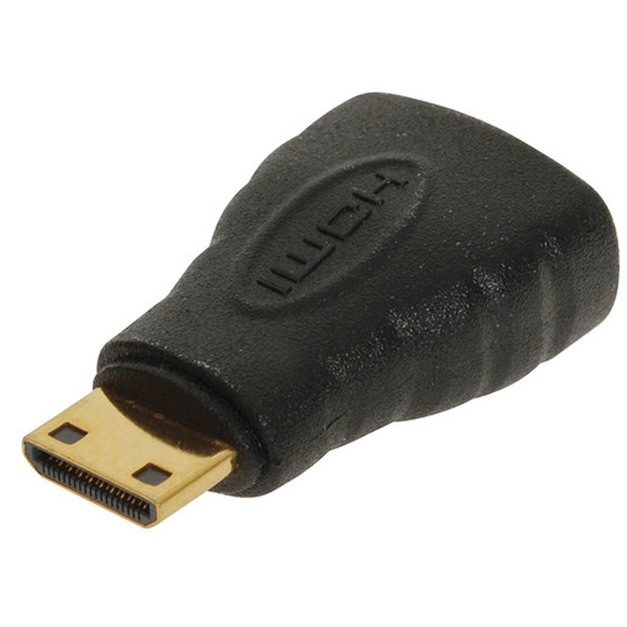 Mini HDMI Plug to HDMI Socket Adaptor 