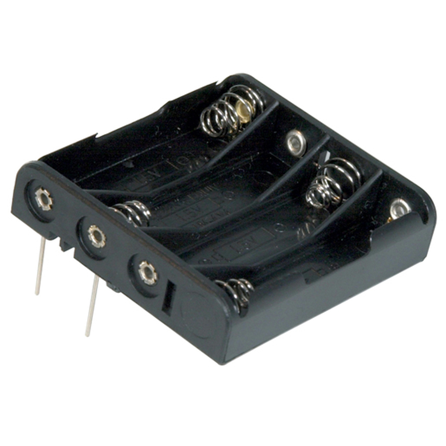 4 x AAA PCB Mount 