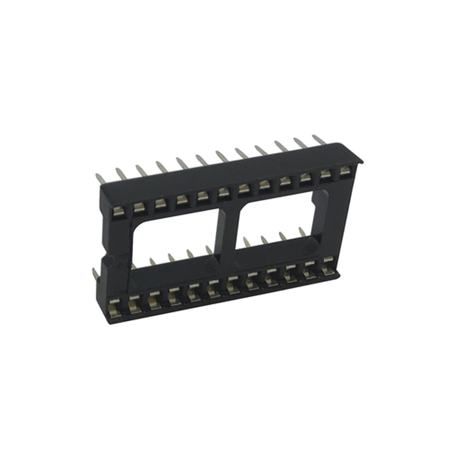 24 Pin Production (Low Cost) IC Socket 
