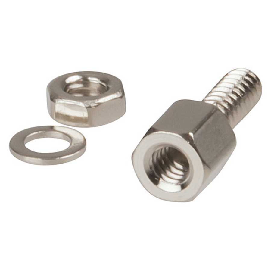 13mm Locking Nut Set for D Connectors - 2Pk 