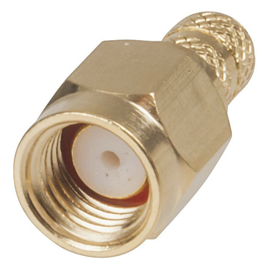 Gold SMA CRIMP Plug - RG58U 