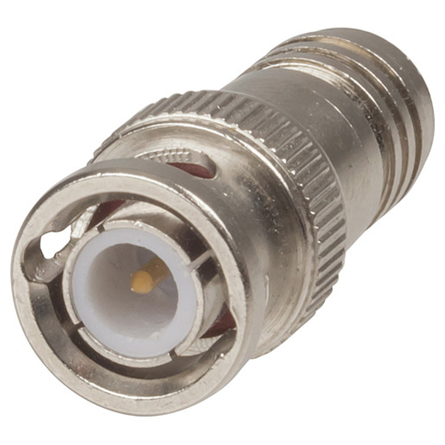 BNC Line Plug with Integral Crimp Ring &amp; Centre Pin 