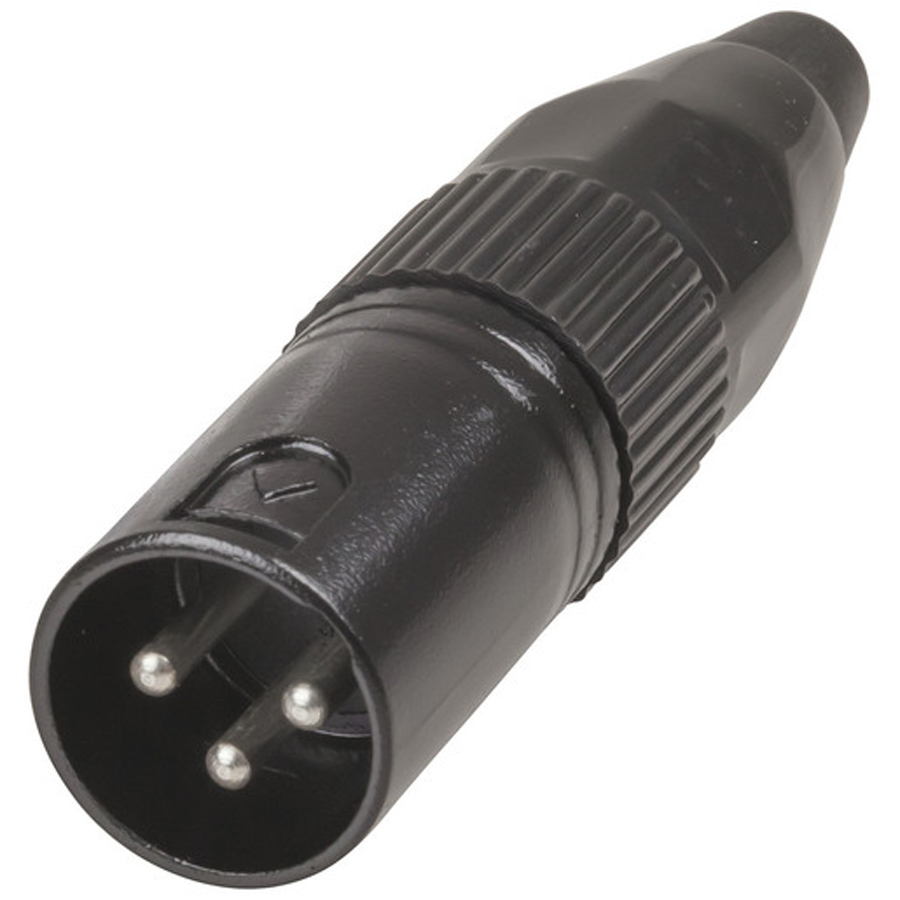 3 Pin Line Male Cannon Type Connector 