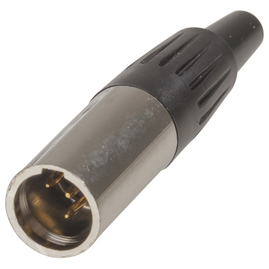4 Pin Line Male Mini XLR Style Connector 