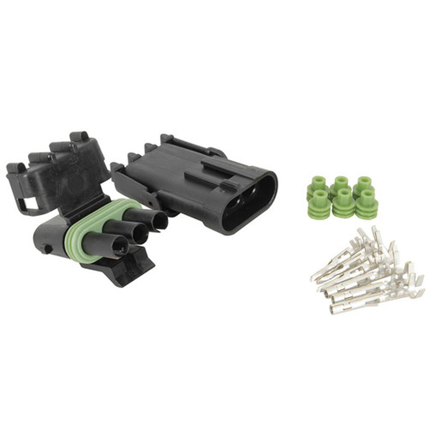 Automotive Waterproof Plug &amp; Socket Set -3 way 