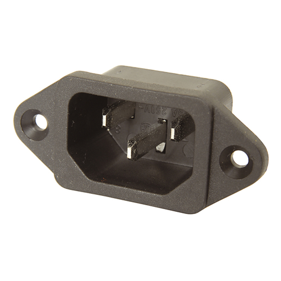 IEC320 Male Chassis Power Plug 