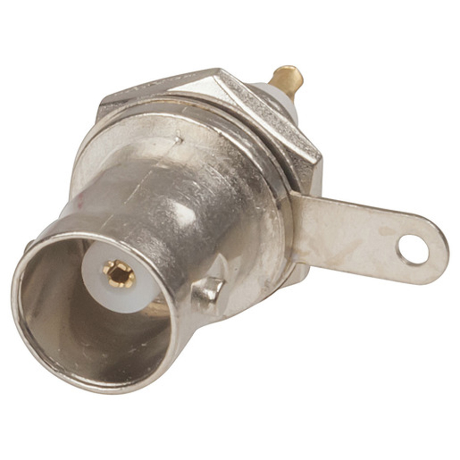 BNC PANEL Socket - SINGLE HOLE MOUNT 