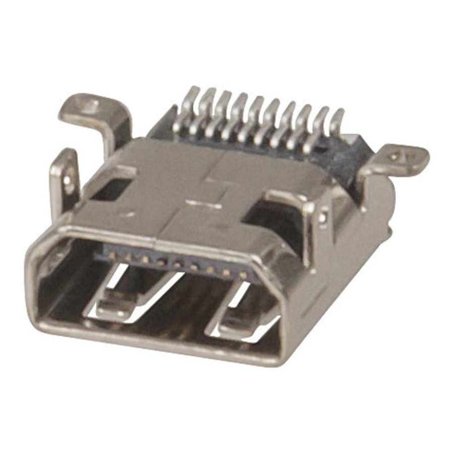 Micro HDMI Socket - PCB Mount 