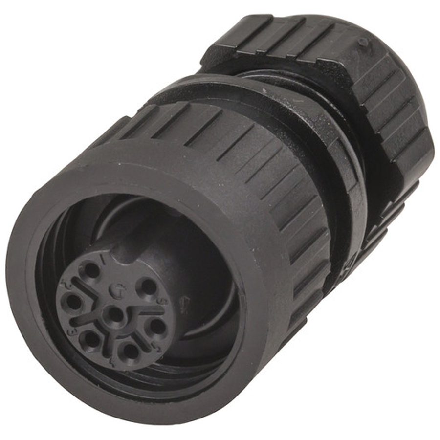 6 Pole + Pre-earth CA Series Line Socket 