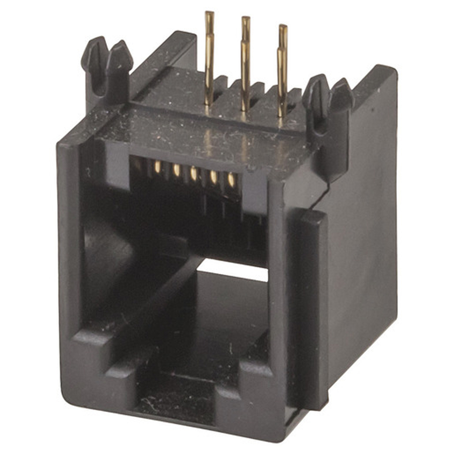 PCB Modular Sockets 66 - RJ12 