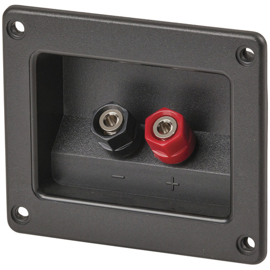 Speaker Box Terminals with Banana Sockets 