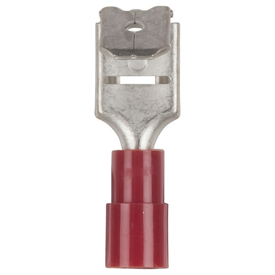 Piggy Back Female Spade - Red - Pk.8 