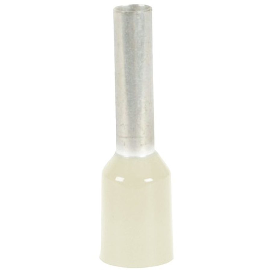 Ivory Ferrule Crimp Terminal (8AWG) - Pack of 5 