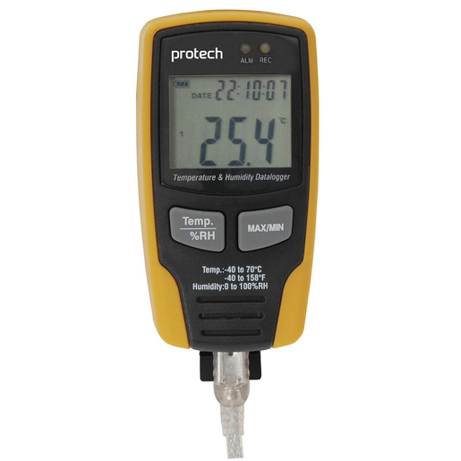 USB TemperatureHumidity Datalogger with LCD 