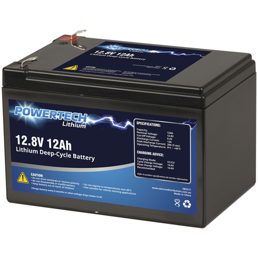 12.8V 12Ah Lithium Deep Cycle Battery 