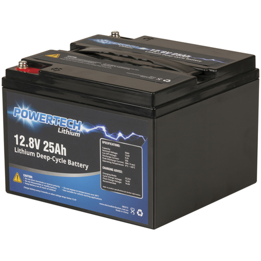12.8V 25Ah Lithium Deep Cycle Battery 