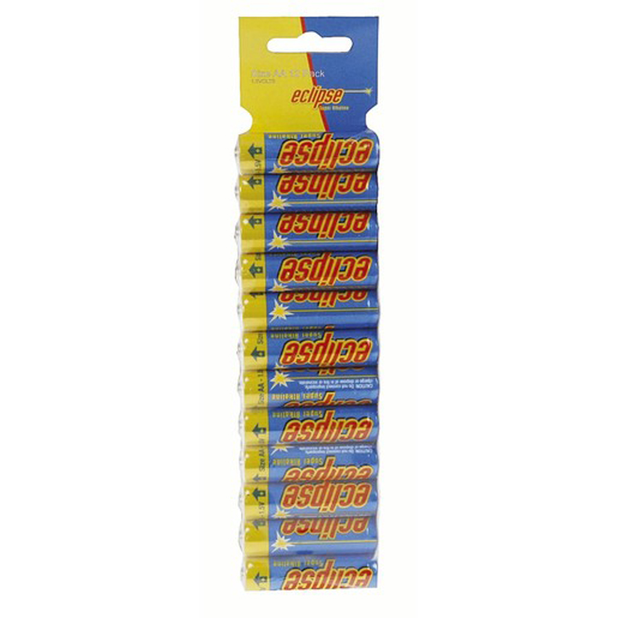 Eclipse Alkaline AA Batteries Pk 12 