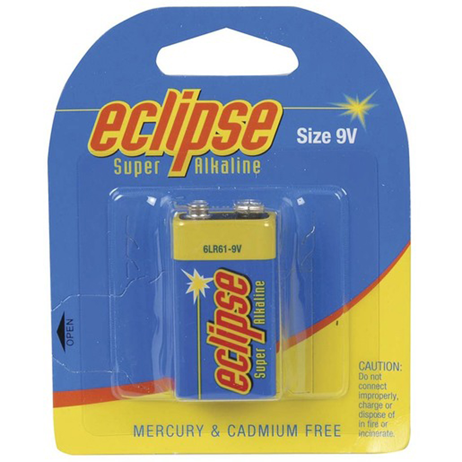 Eclispe 9V Alkaline Battery 