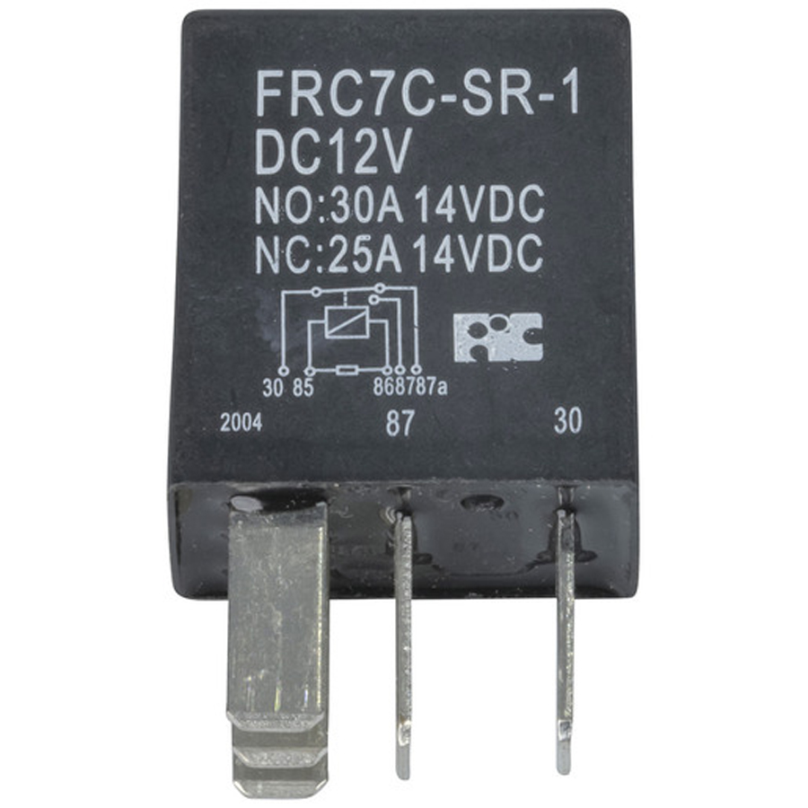 SPDT 30A Horn Relay 12V 