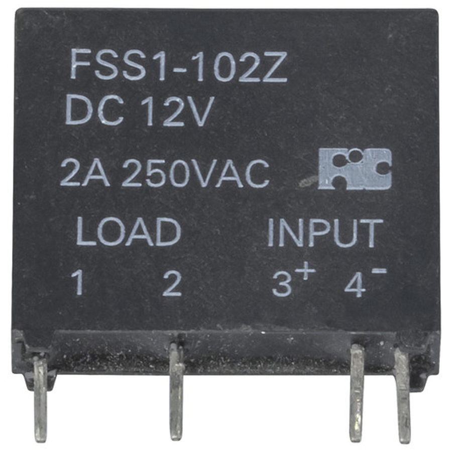 Solid State Relay - 12VDC Control AC Load 