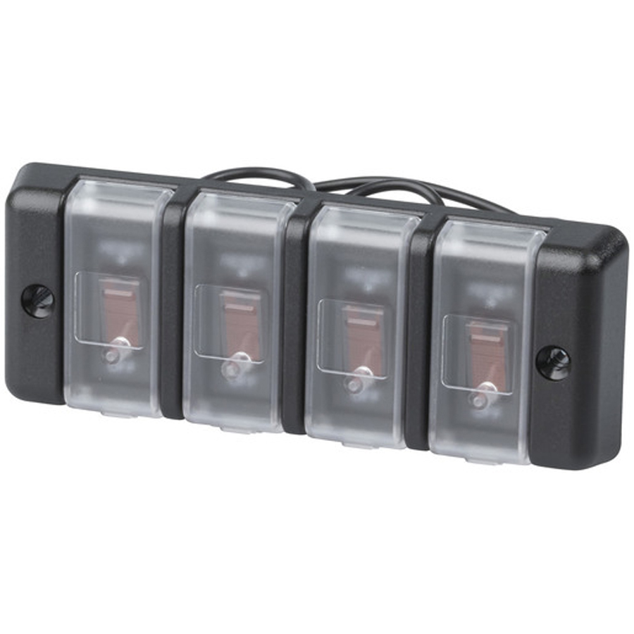 Anti-Tamper 4-Gang Switch BankCircuit Breaker 