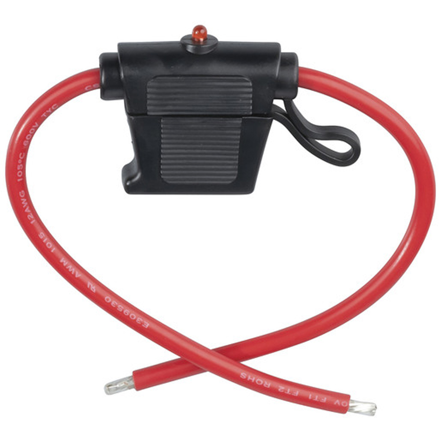 Water Resistant 30A Mini Blade Fuse Holder 