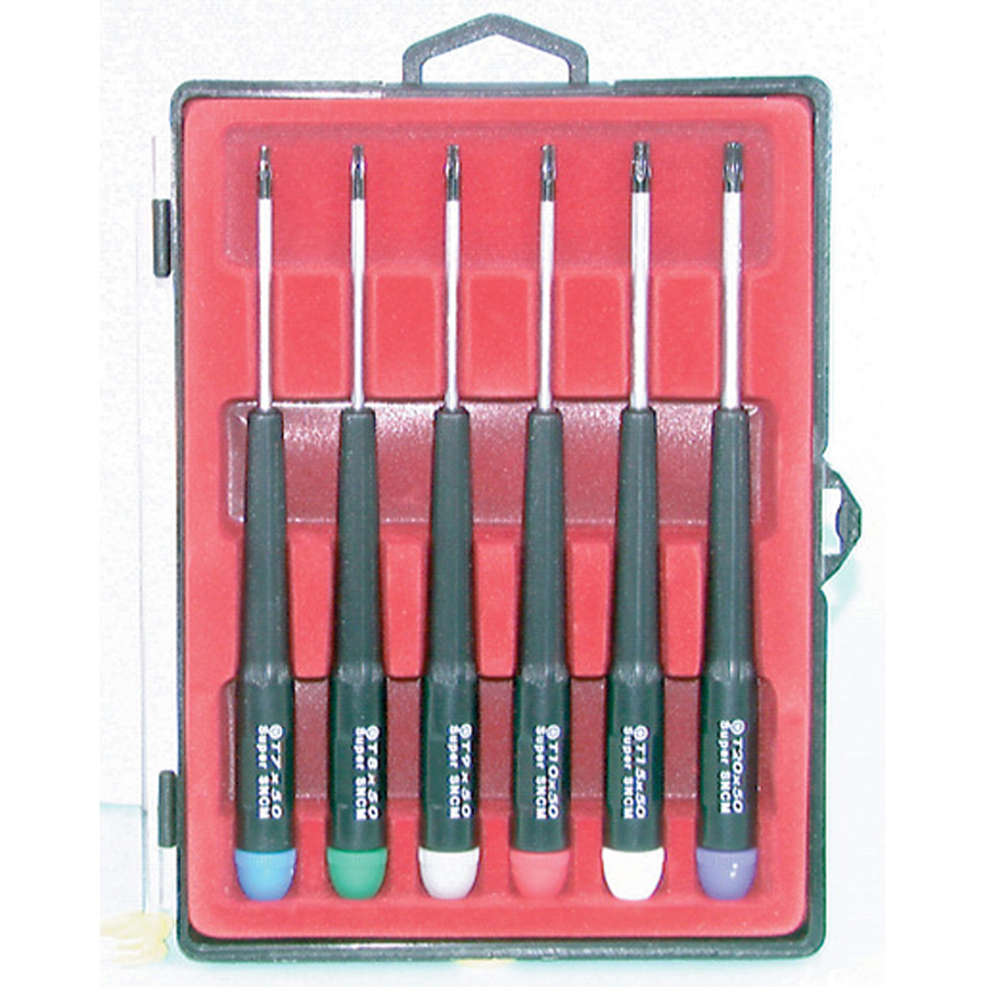 Torx Tamperproof 6 Piece Precision Set 
