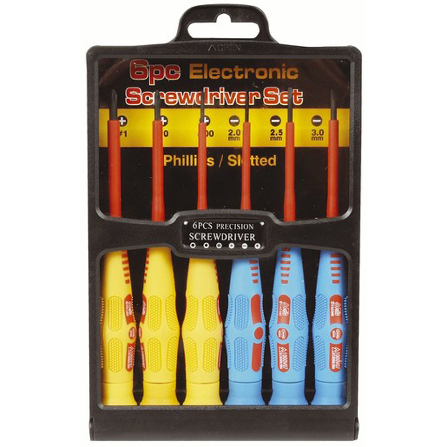 6 Piece Precision Insulated Screwdriver Set 