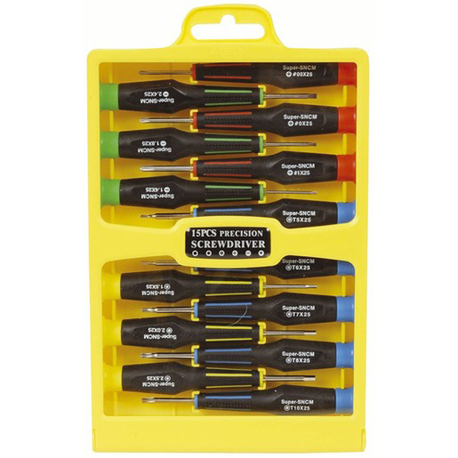 15 Piece Micro Driver Set 