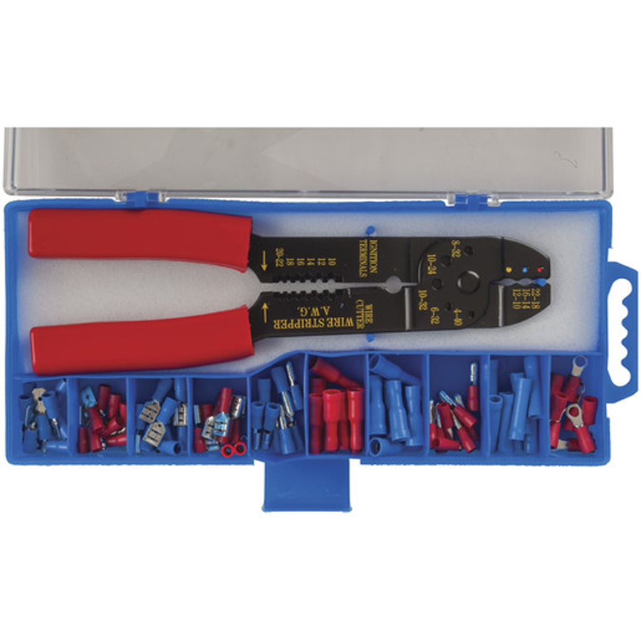 Automotive Crimp Tool with Connectors 