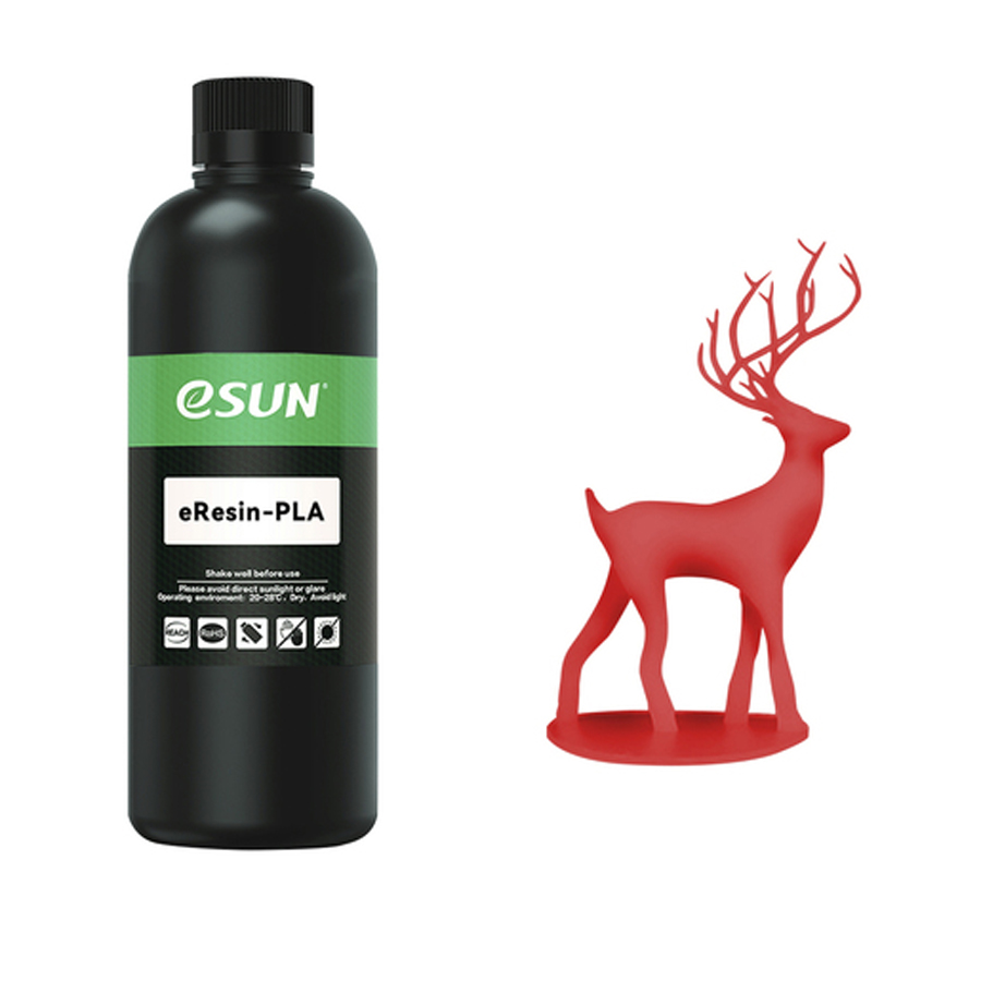 eSUN Red 1kg PLA Resin for Photon Resin 3D Printers 