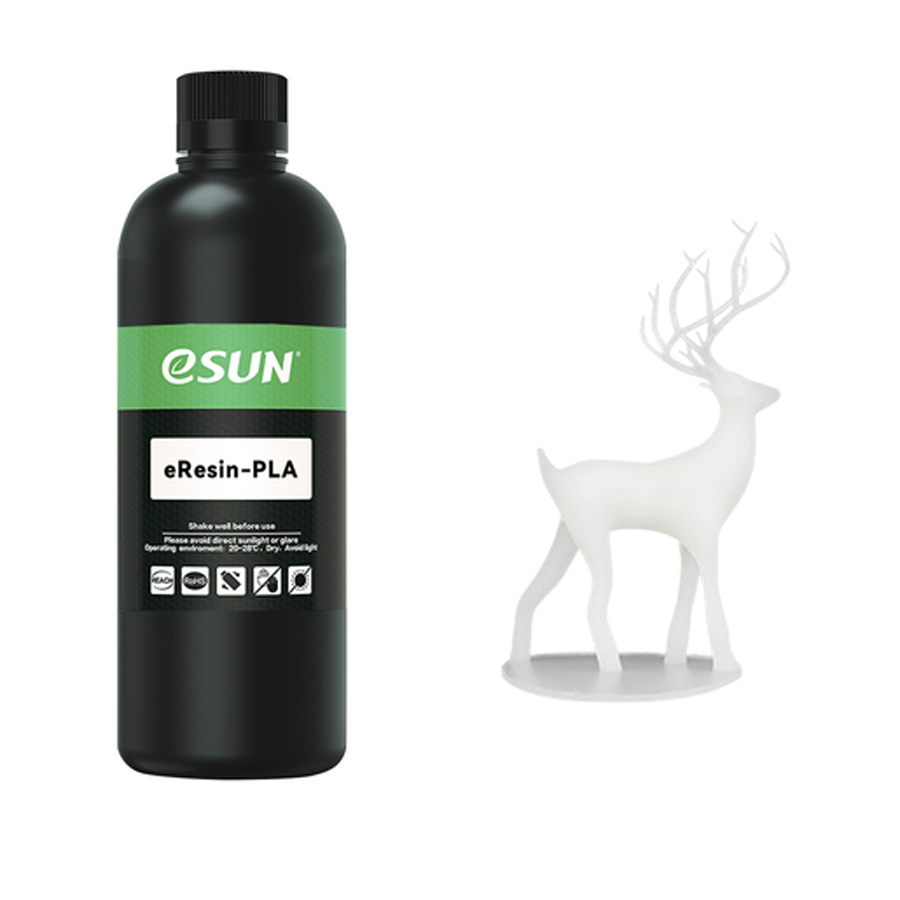 eSUN White 1kg Pla Resin for Photon Resin 3D Printers 