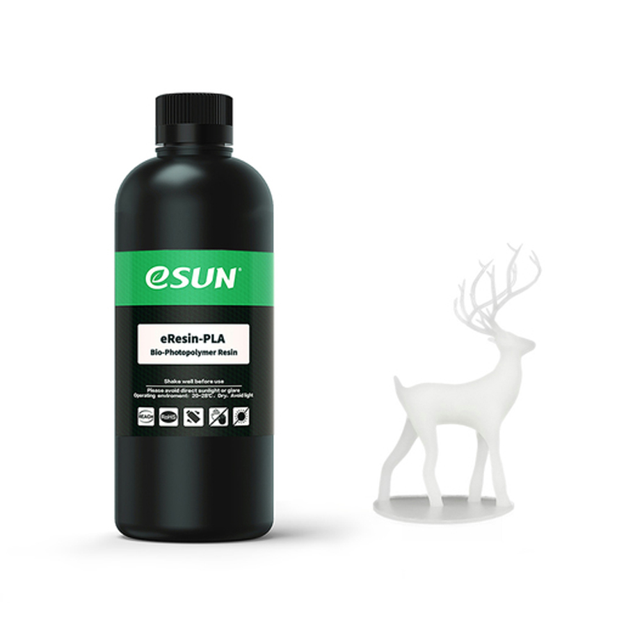 eSUN White 500g PLA Resin for Resin 3D Printers 