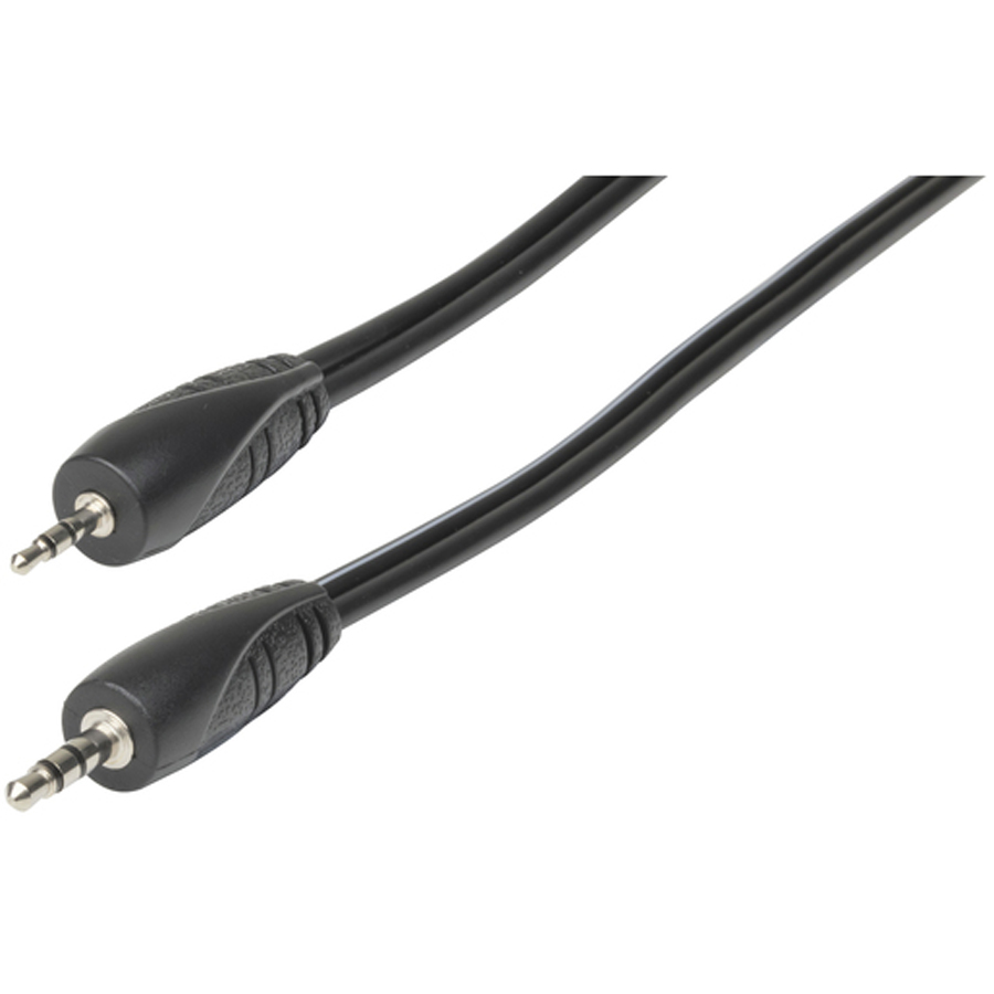 1.5m 2.5mm Stereo Plug to 3.5mm Stereo Plug Audio Cable 