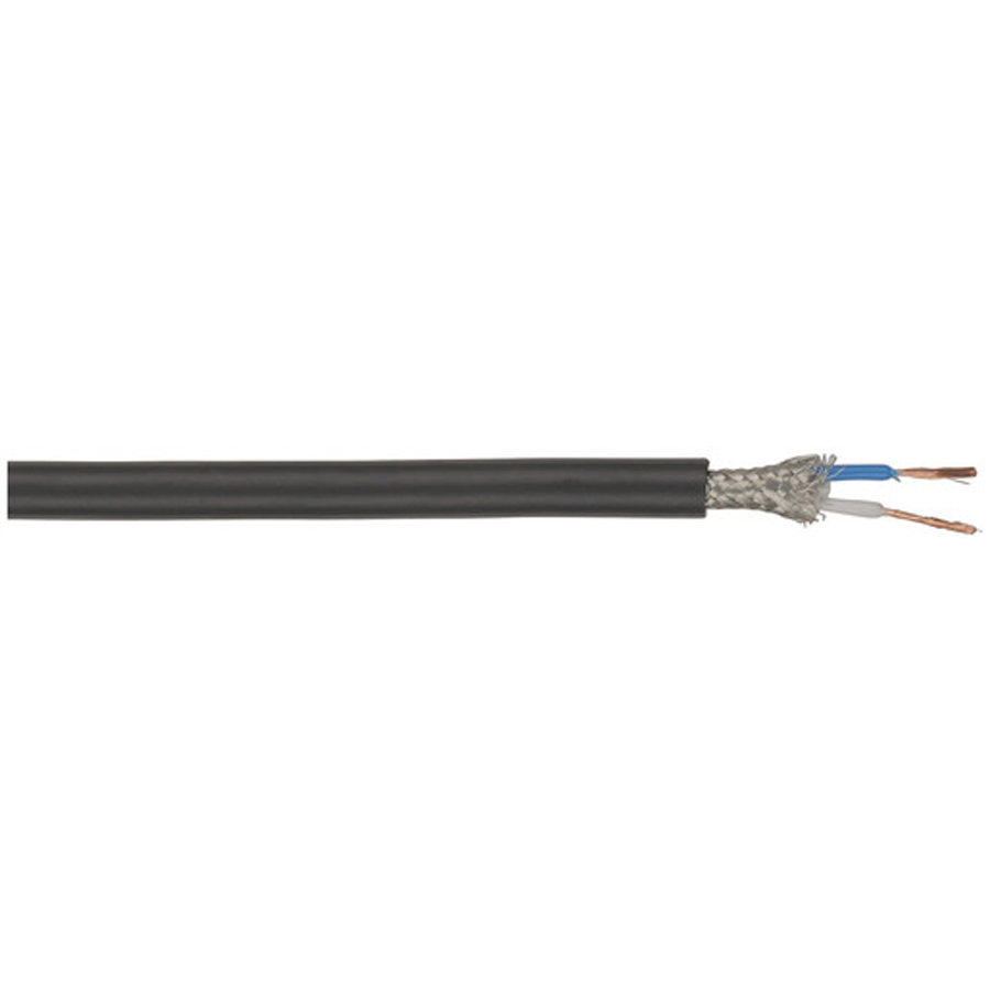 2 Core Screened Professional Microphone Cable - Sold per metre 