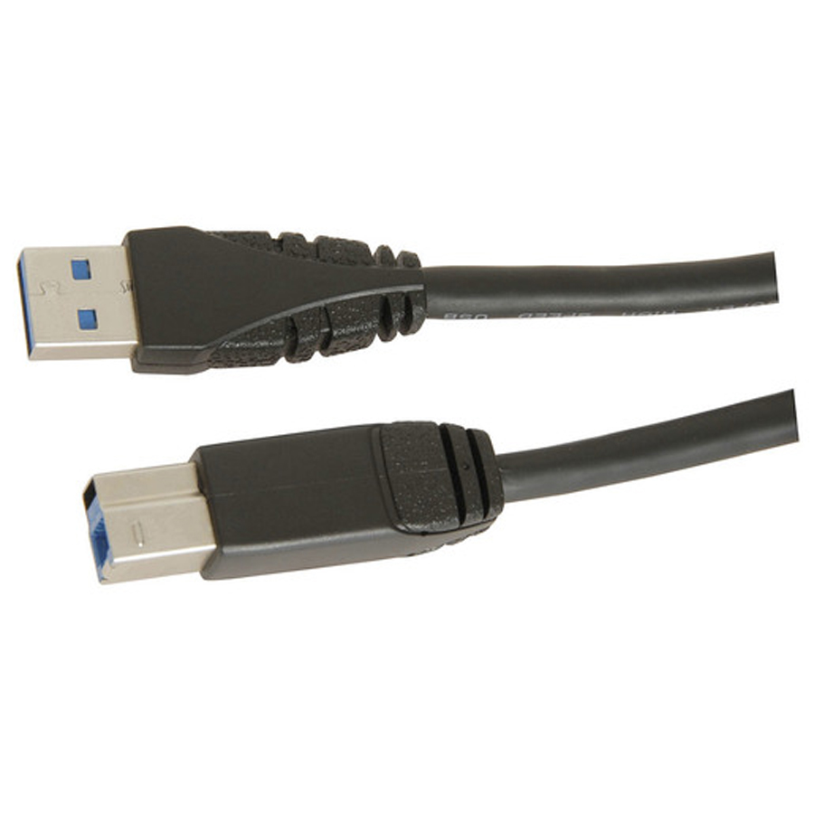 USB 3.0 Cable - Std A Plug to Std B Plug 1.8m 