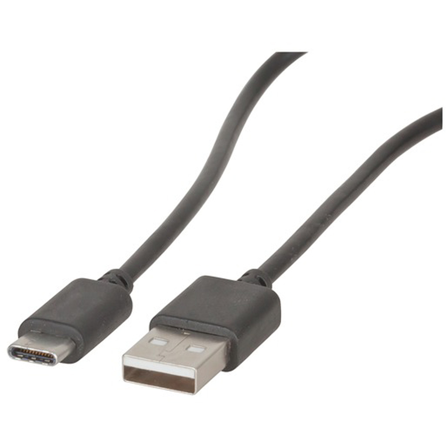 USB Type-C to USB 2.0 A Male Cable 1.8m 