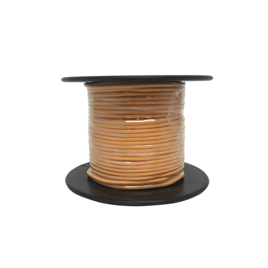 Orange Light Duty Hook-up Wire - 25m 