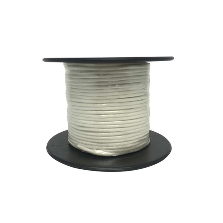 White Light Duty Hook-up Wire - 25m 